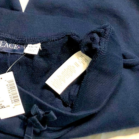 THE CHILDREN’S PLACE Girls Uniform French Terry Shorts navy blue size 16 NWT - Picture 8 of 11